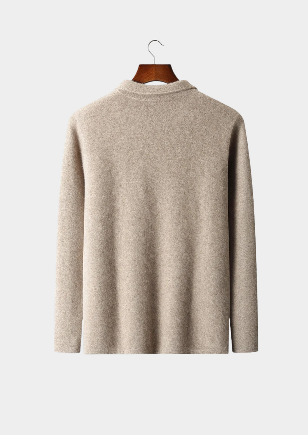 PREMIUM CASHMERE ZIPPER CARDIGAN